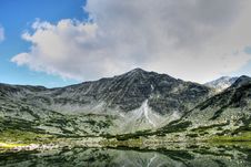 The Glacial Lake In Rila Stock Photos The Glacial Lake In Rila Stock Photos