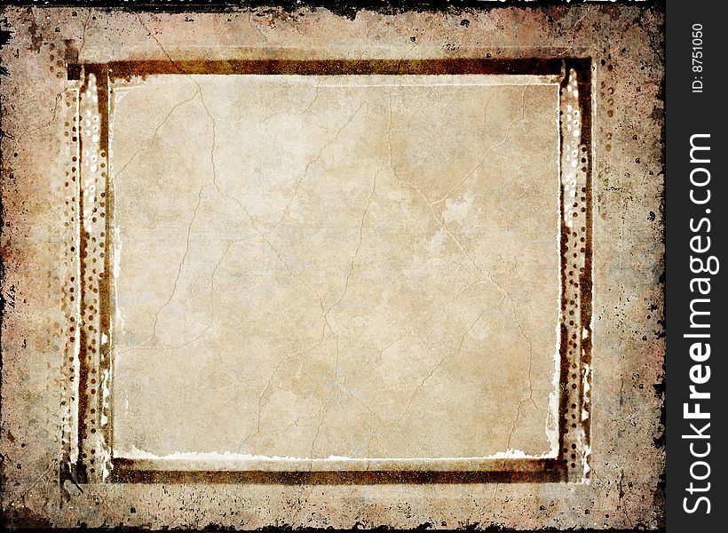 Abstract grunge background with stains, cracks, frame, texture. Abstract grunge background with stains, cracks, frame, texture