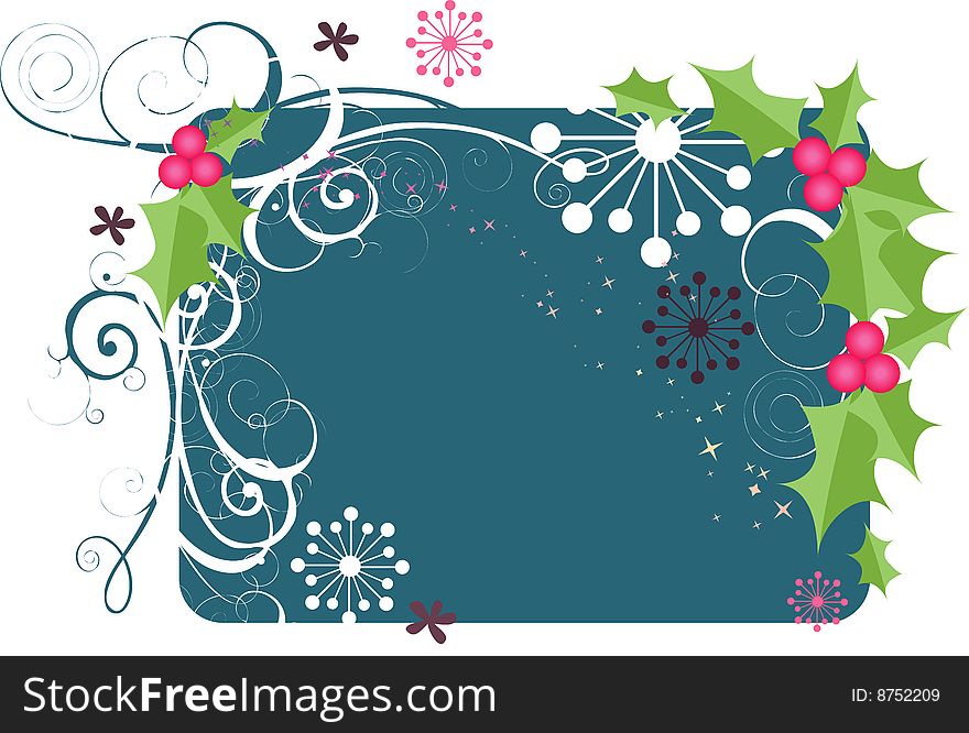 A Floral Vector Background