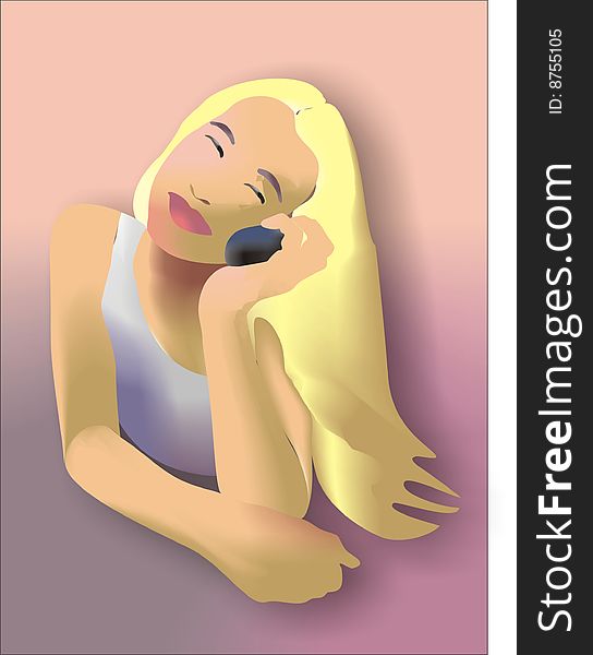 Girl With Phone