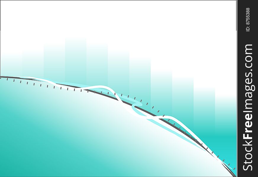 Abstract Cyan Vector Background