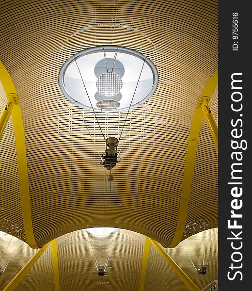 Modern ceiling with original lamps. Modern ceiling with original lamps