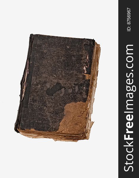 Ancient Book On White