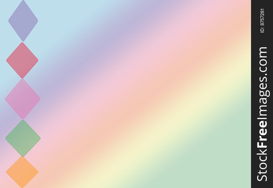 Abstract illustration generated in Photoshop using pastel colors. Abstract illustration generated in Photoshop using pastel colors.