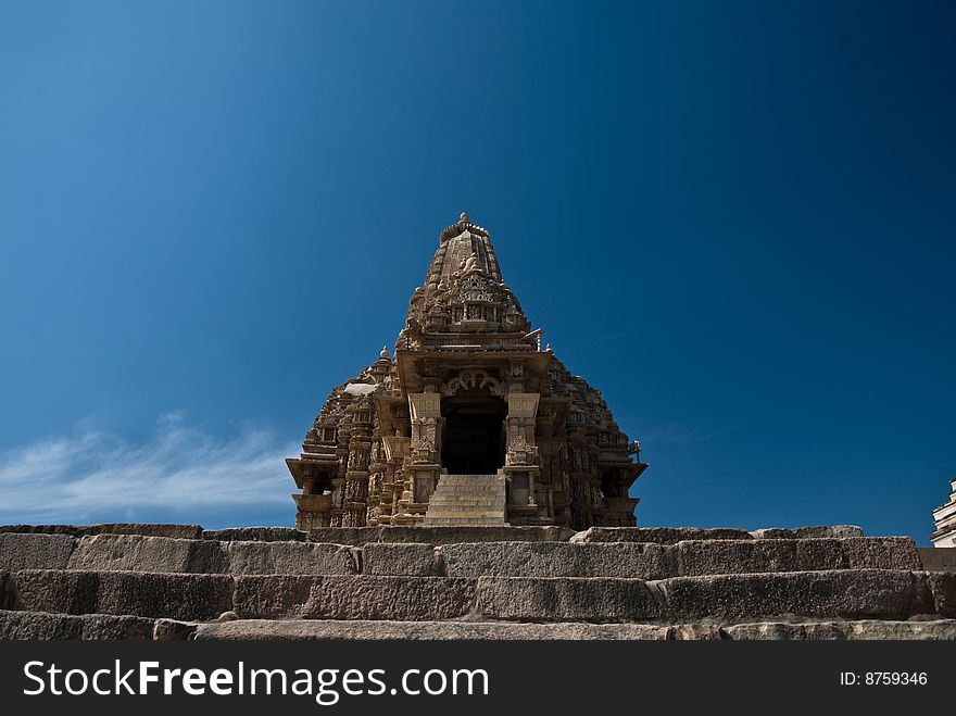 Ancient temple in Khajuraho india