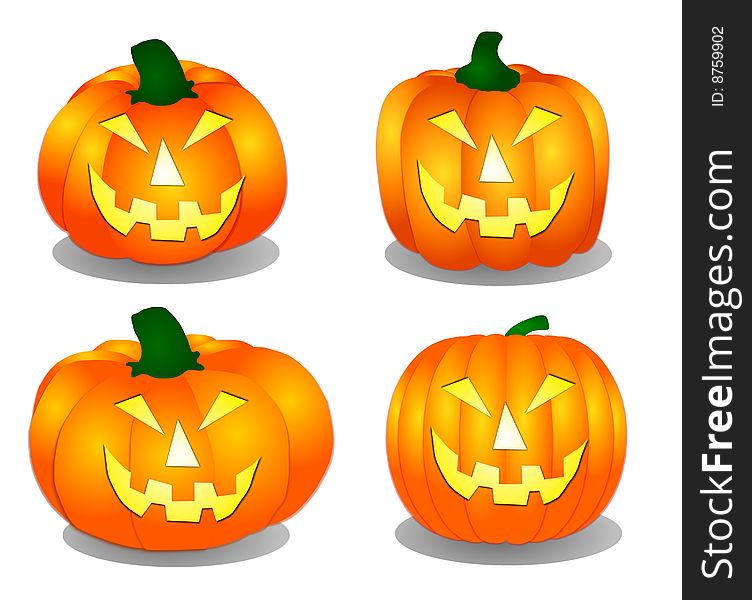 A illustration of a pumpkin halloween background. A illustration of a pumpkin halloween background