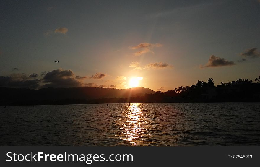 Sunset On Koh Samui Island, Thailand.