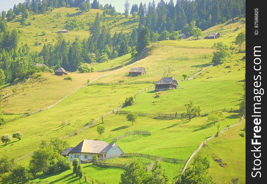 houses on hills