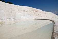 Travertine Terrace Royalty Free Stock Images Travertine Terrace Royalty Free Stock Images