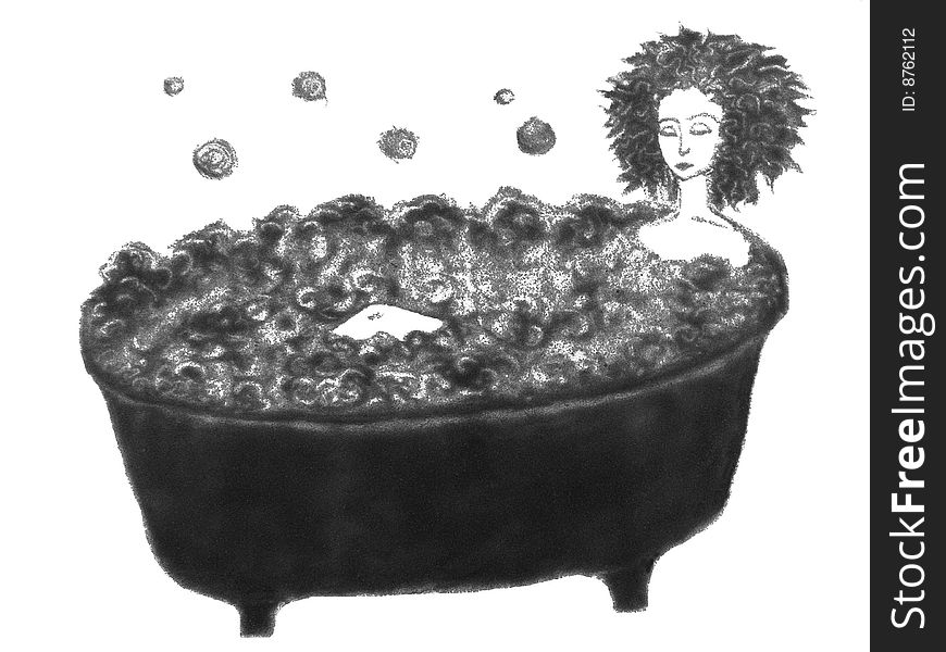 A Bathing Woman