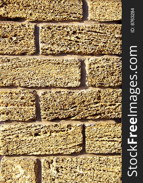 High resolution old scrubbed brick wall. High resolution old scrubbed brick wall