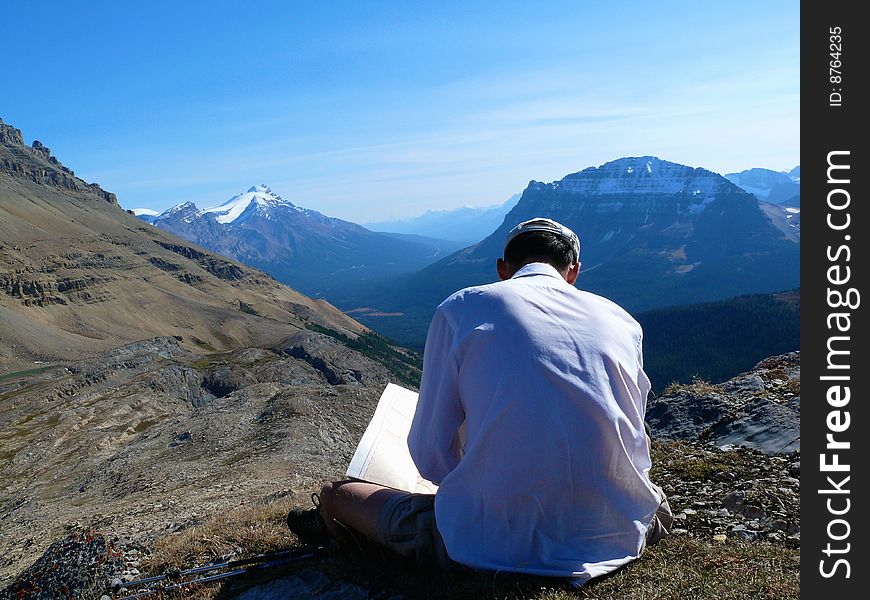 Reconnoitering in Canadian Rockies