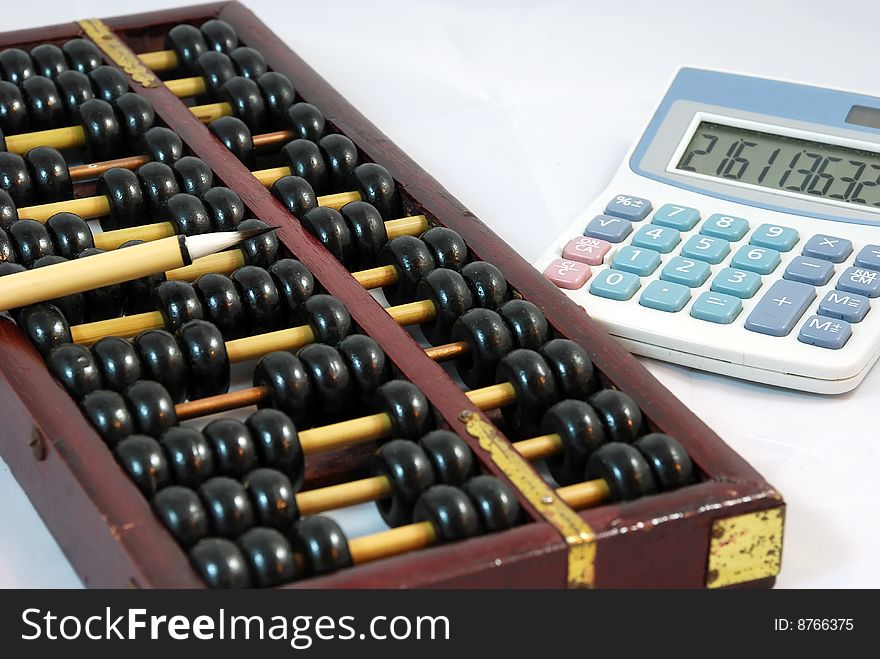 Traditional Chinese calculation tool-Abacus