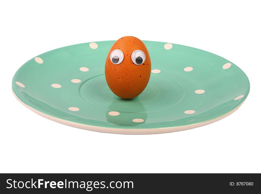 Egg On Plate