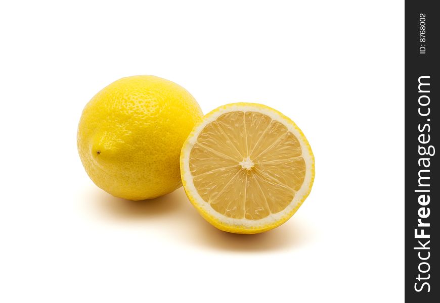 Fresh and juicy lemons