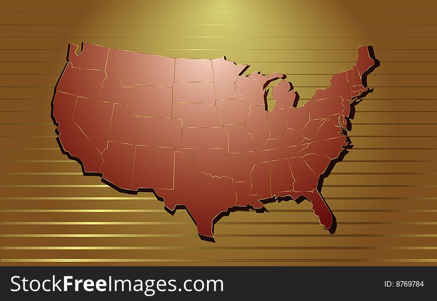 Vector USA Map