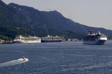 Ketchikan Cruise Ships Stock Photography Ketchikan Cruise Ships Stock Photography