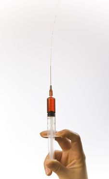 Blood Syringe Stock Photo Blood Syringe Stock Photo