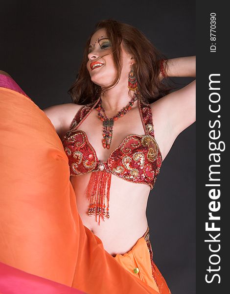 Belly Dancer in Red