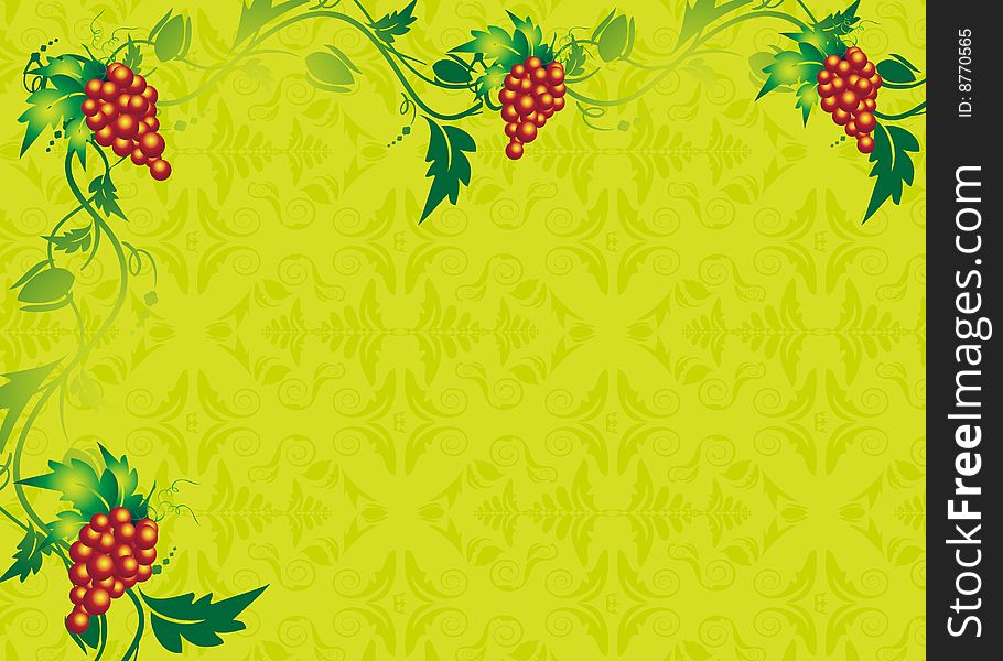 Floral background with place for your text. Floral background with place for your text