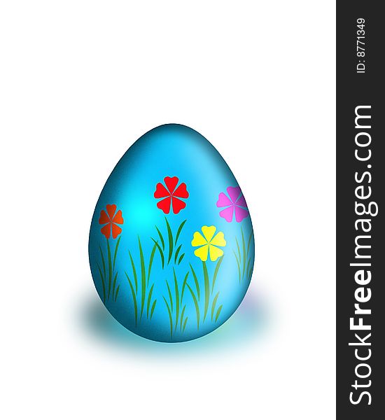 Easter egg is a symbol of the spring Christian festival.