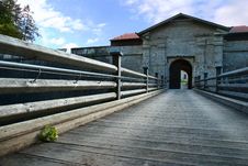 Wooden Bridge Royalty Free Stock Photo Wooden Bridge Royalty Free Stock Photo