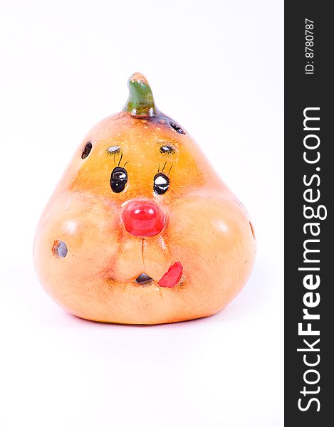 Fun ceramic pumpkin