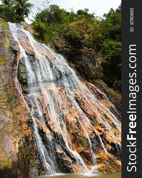 Waterfall on Koh Samui Island, Thailand