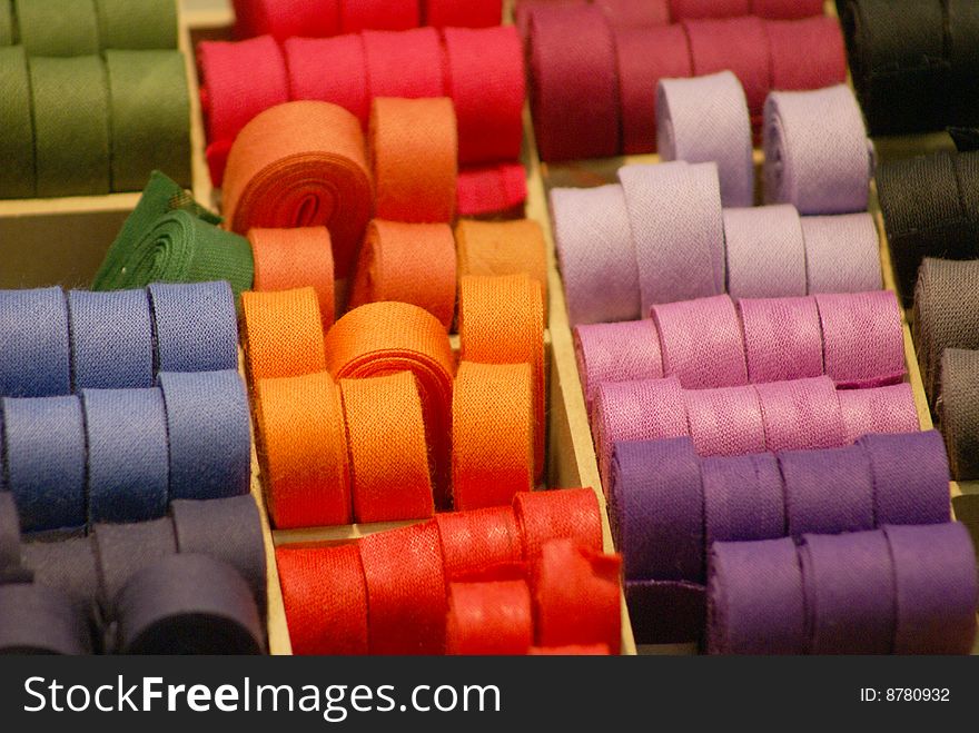 Festival of colored bindings