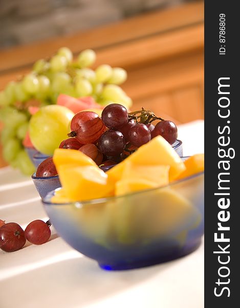Fruits at breakfast for healthy eating and nutrition. Fruits at breakfast for healthy eating and nutrition