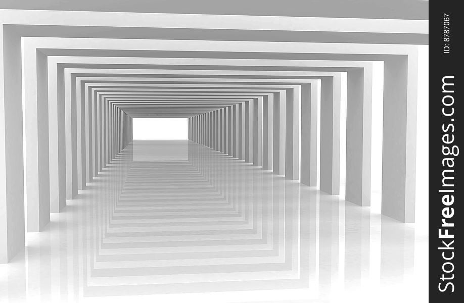 Three dimensional nonexistent abstract tunnel