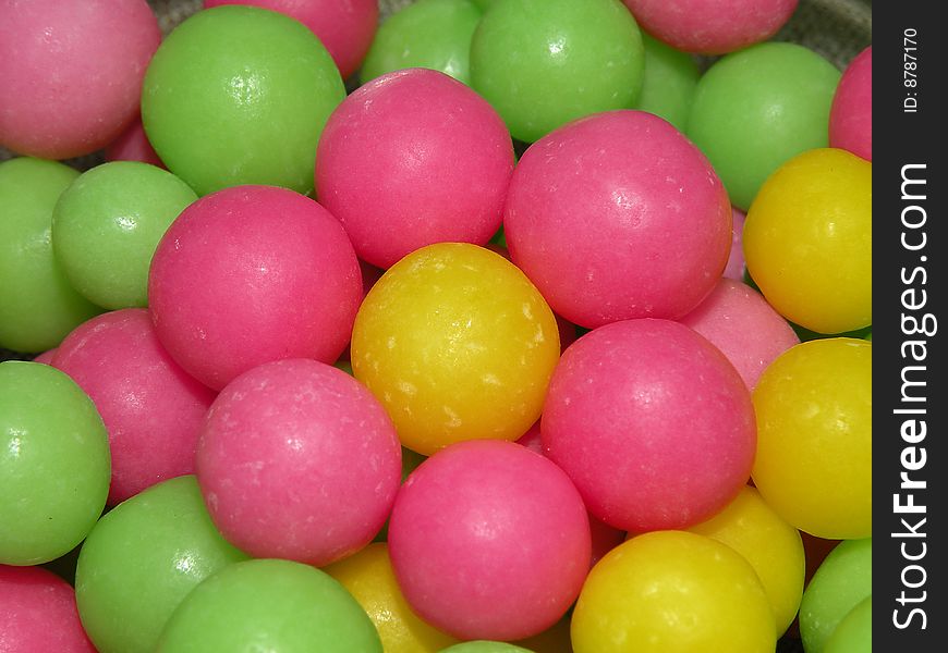 Colourful sugary pea candy for background. Colourful sugary pea candy for background