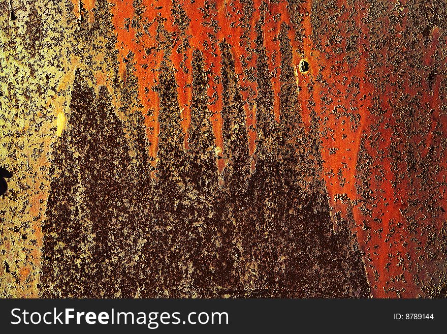 Grunge Metal Background, rust present