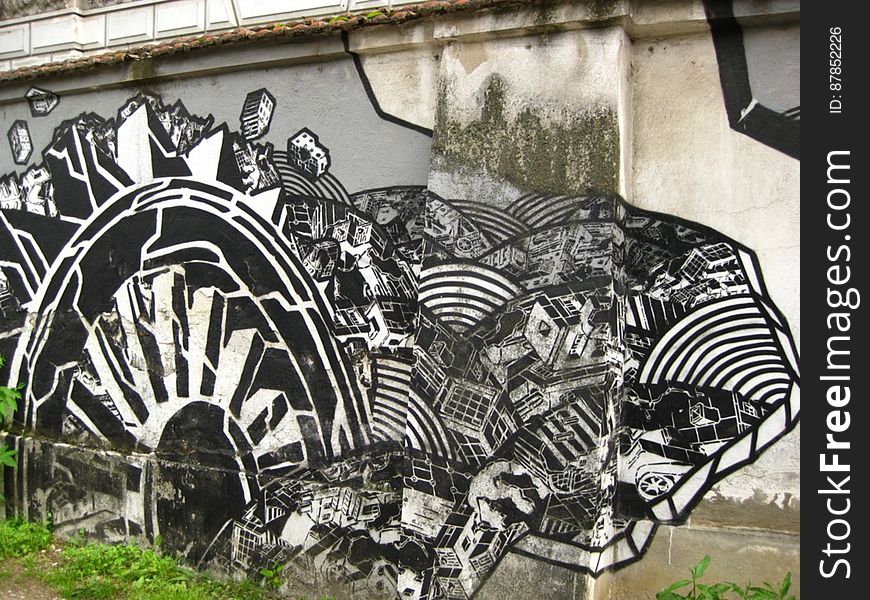 black-and-white-grafitti