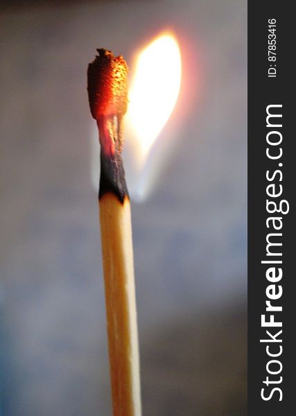 Burning-matchstick
