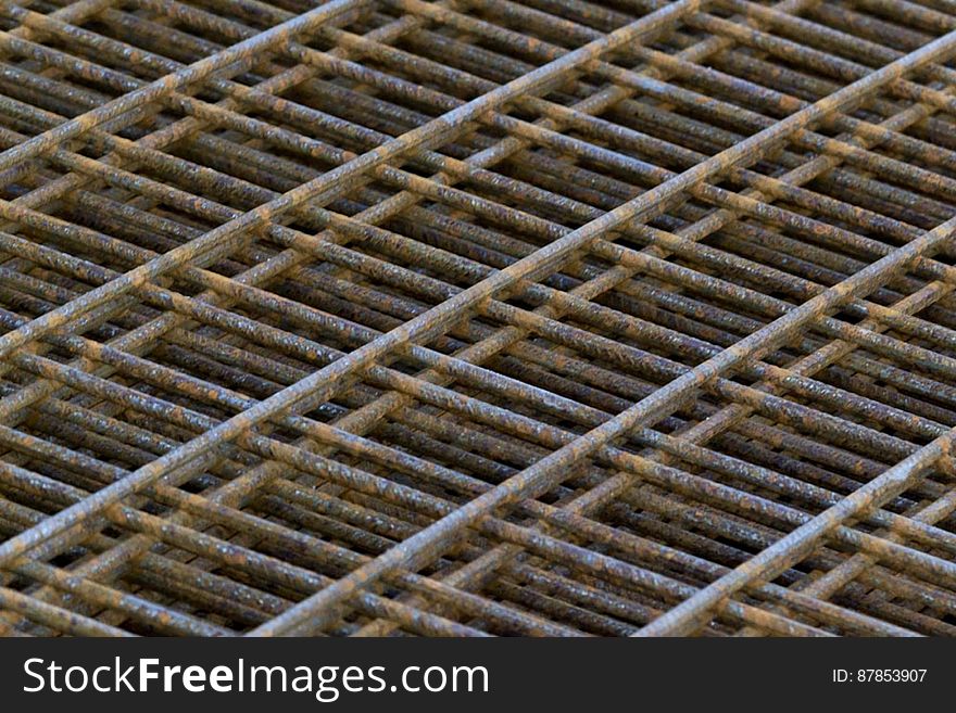 Wire mesh used in construction for strenghting concrete structures. Wire mesh used in construction for strenghting concrete structures
