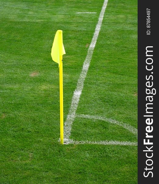 football-field-corner-flag