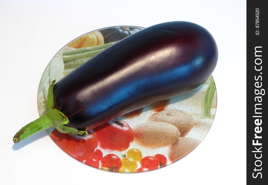 eggplant-on-a-plate