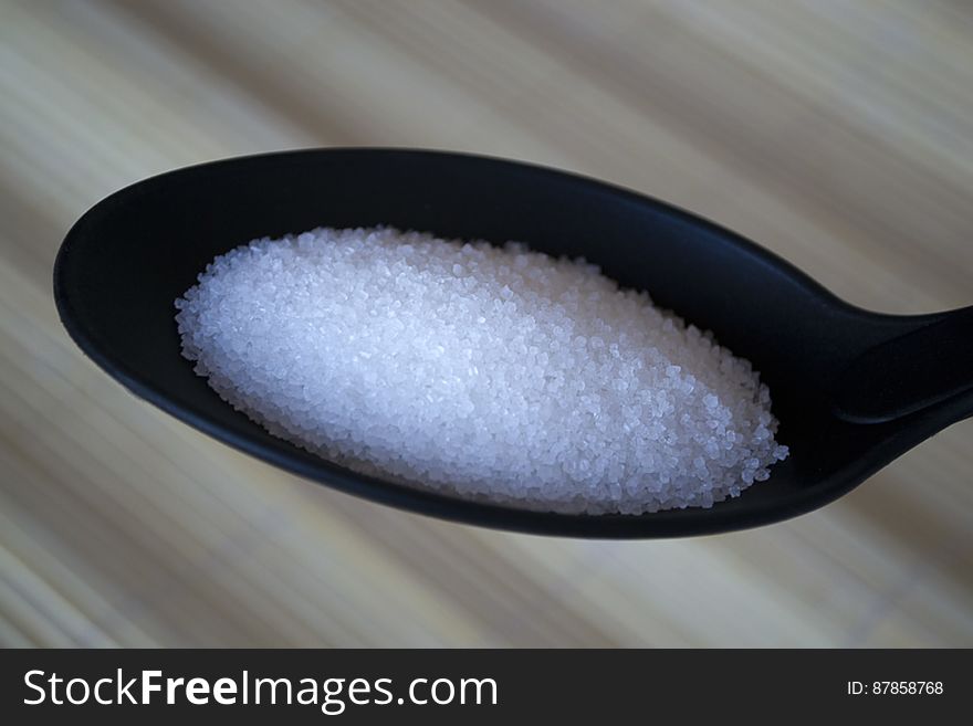 Spoon With Granulated Sugar