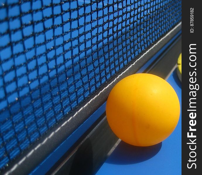 table-tennis-ball-next-to-net