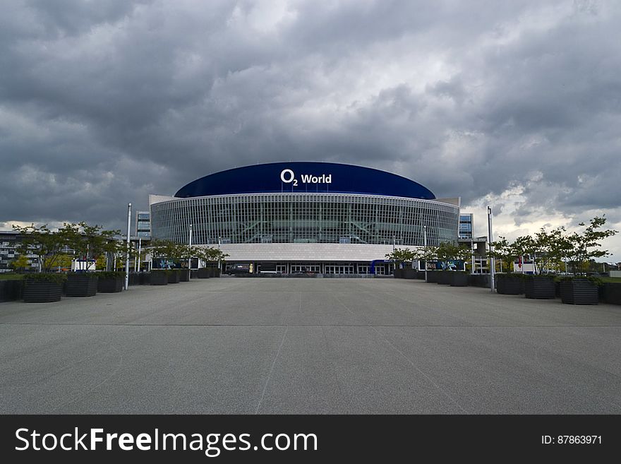 O2 World Berlin multi-purpose arena hosts events like concerts, hockey, handball and basketball matches. O2 World Berlin multi-purpose arena hosts events like concerts, hockey, handball and basketball matches.