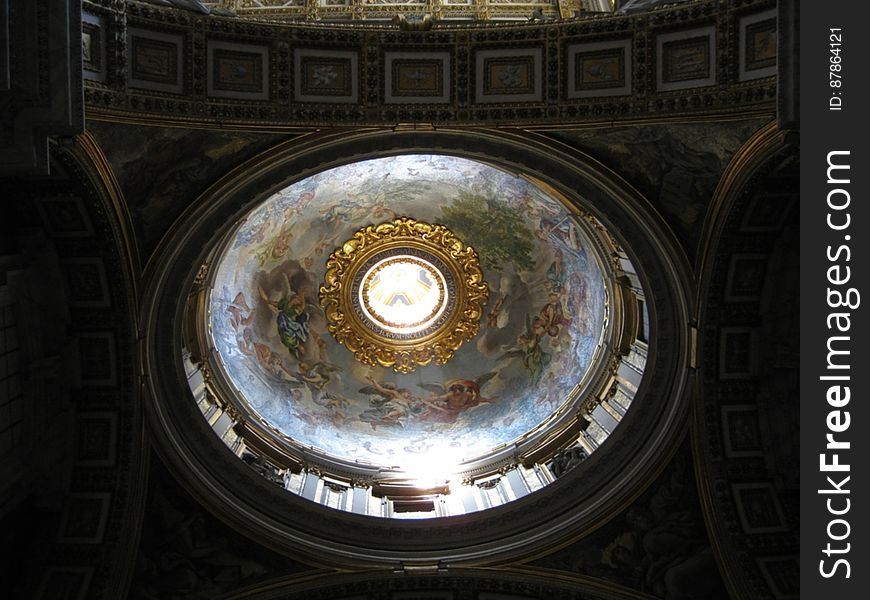 Painted-cupola