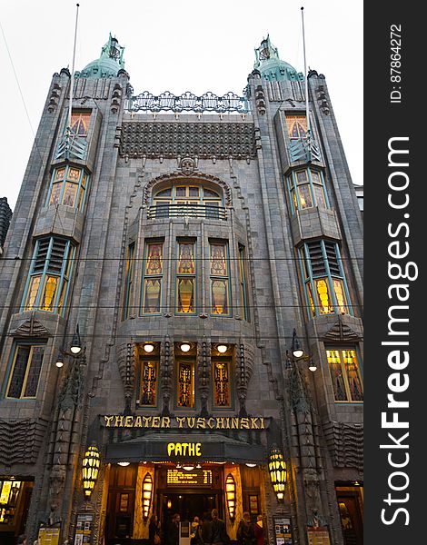 Most famous movie theatre in Amsterdam, PathÃ© Tuschinski is an incredibile mixture of architectural styles, making it one of the most beautiful cinemas in the. Most famous movie theatre in Amsterdam, PathÃ© Tuschinski is an incredibile mixture of architectural styles, making it one of the most beautiful cinemas in the