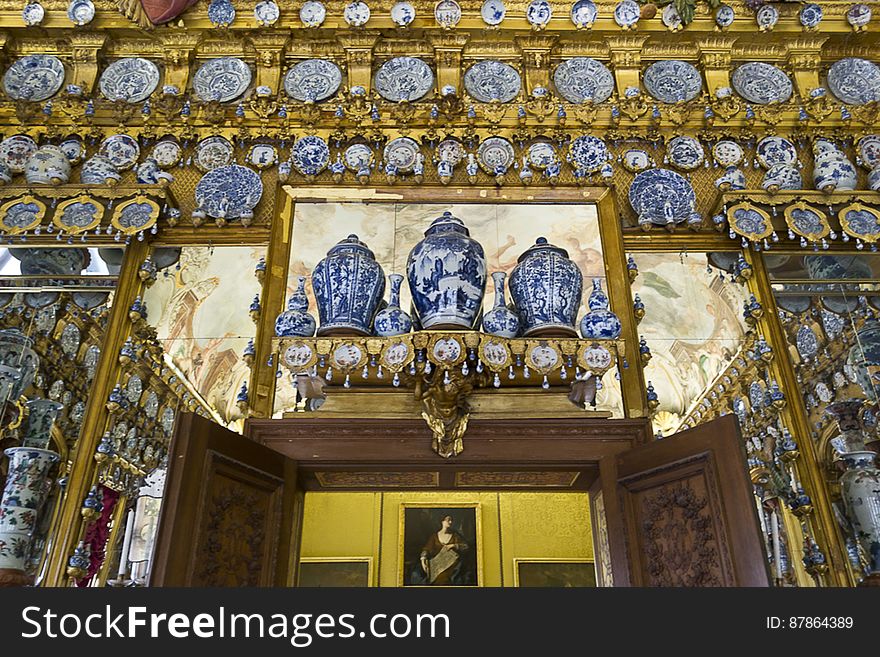 Porcelain Cabinet In Charlottenburg Palace
