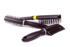 Three Hairbrushes Stock Image