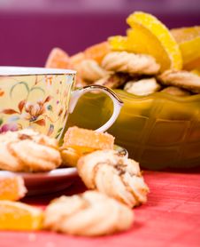 Cup Of Tea And Cookies Stock Photography Cup Of Tea And Cookies Stock Photography