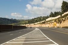 Empty Highway Royalty Free Stock Image Empty Highway Royalty Free Stock Image