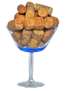 Corks From Wine And Champagne Stock Photos Corks From Wine And Champagne Stock Photos
