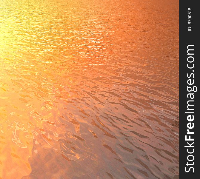 Beautiful abstract water of sunset. Beautiful abstract water of sunset