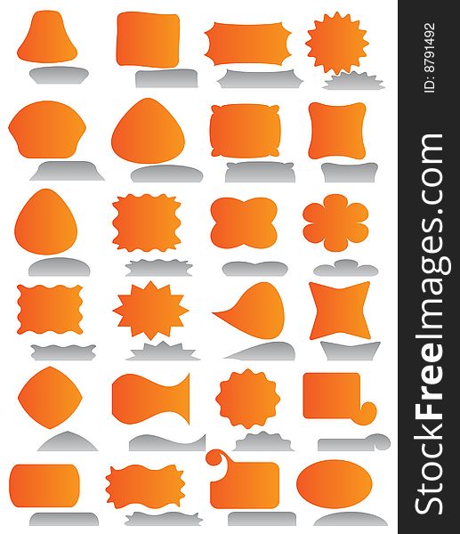 Orange icon for different using